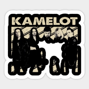 Haven of Melodic Metal Kamelots T-Shirts, Symphony of Sounds Crafted into Fashion Brilliance Sticker